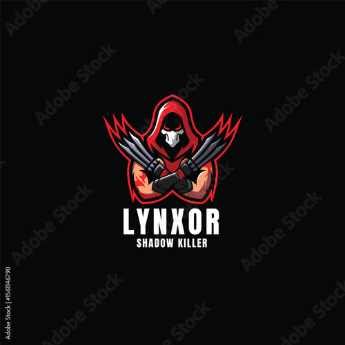 Shadow Killer Mascot Logo Design