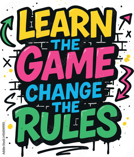 Learn The Game Change The Rules T-Shirt
