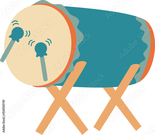 Bedug Drum Illustration