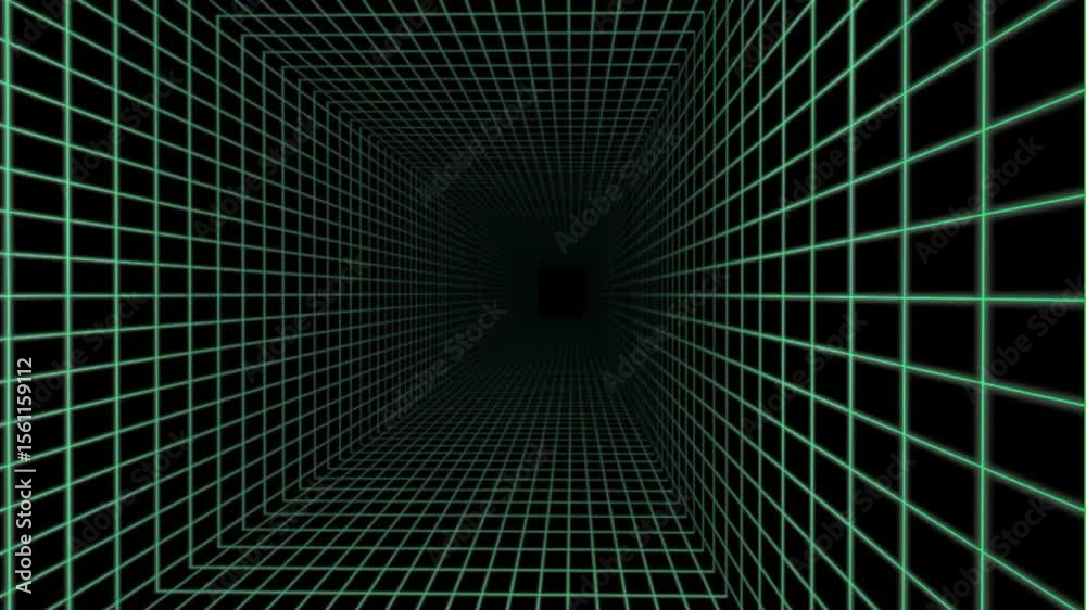 Abstract illusion visual effect with smooth motion and dynamic light elements. Perfect for creative projects, VJ loops, backgrounds, or video transitions. 4K seamless animation.