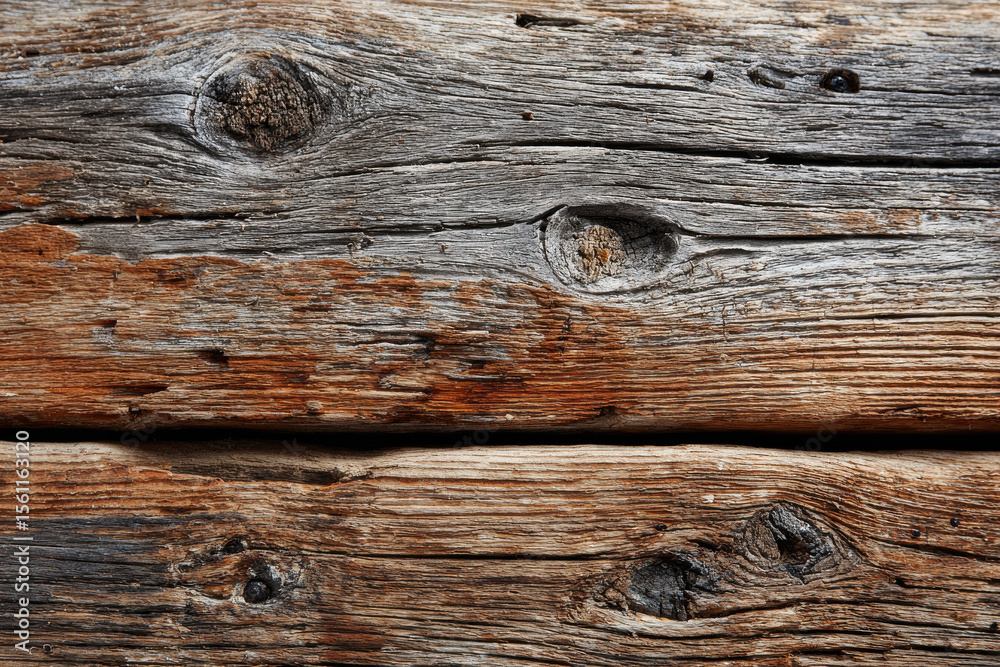 Naklejka premium Old wooden board background