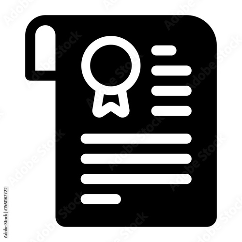 Official Document Scroll Icon