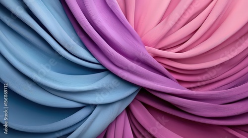 Holistic Health Emotional Wellness Concept, Abstract pastel swirl representing emotional energy flow, holistic healing, balance