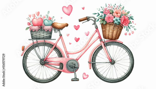 bicycle and flowers