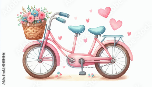 bicycle and flowers