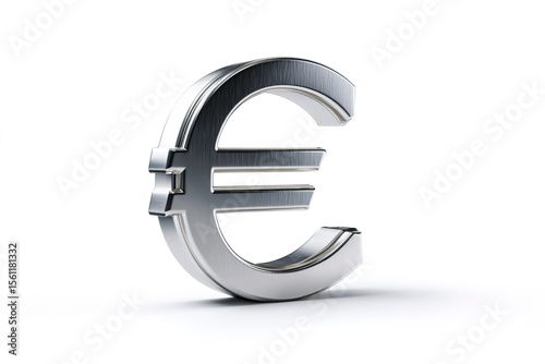 euro symbol on white