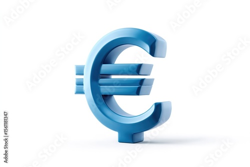 3d euro symbol