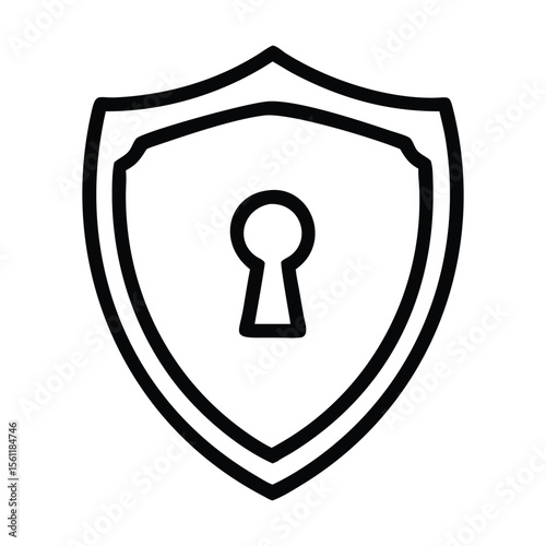 vector illustration of a symbol of a security
