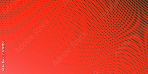 Pop Art Dots Wavy Halftone Angled Gradient Vector Textured Red Dark Blue Abstract Background. Dots Structure Smooth Texture Design Element. Minimalist Art Graphic Contrast Halftone