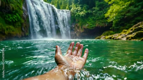 waterfall in the forest