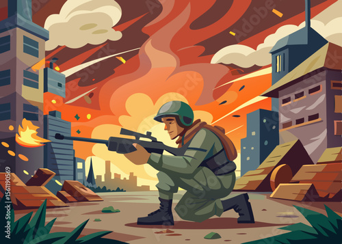 war illustration