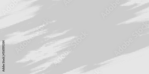 Abstract diagonal halftone lines pattern with light gray and white tones. Modern comic-style dotted effect with a clean, dynamic, and slightly distressed look. eps 10