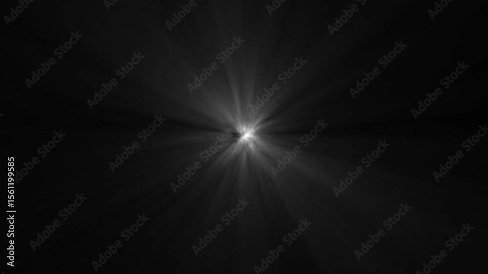 litter, shiny, bright, flare footage Isolated white light rays animation. Shine or sun effect on white cc light ray animation.