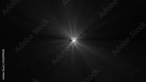 litter, shiny, bright, flare footage Isolated white light rays animation. Shine or sun effect on white cc light ray animation.