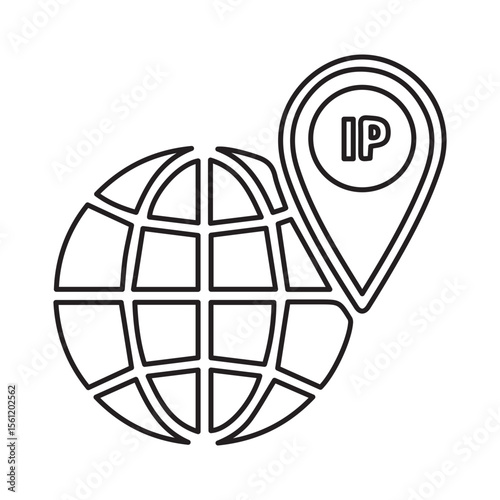 internet protocol line icon