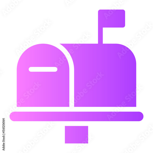 mailbox gradient icon