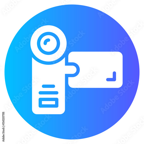 camcorder gradient icon