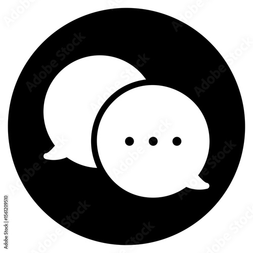 dialog glyph icon