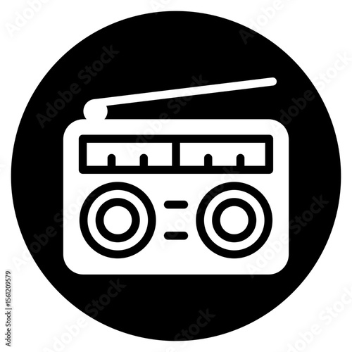 radio glyph icon