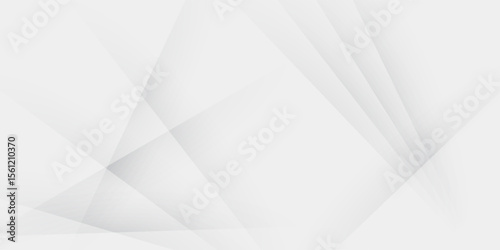 Abstract geometric white and gray color background. Vector, illustration.