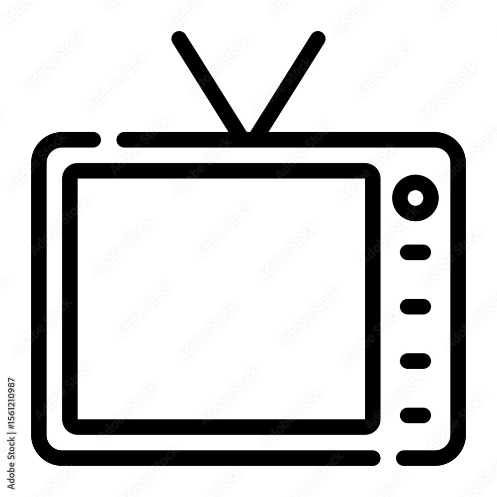 television line icon television line icon