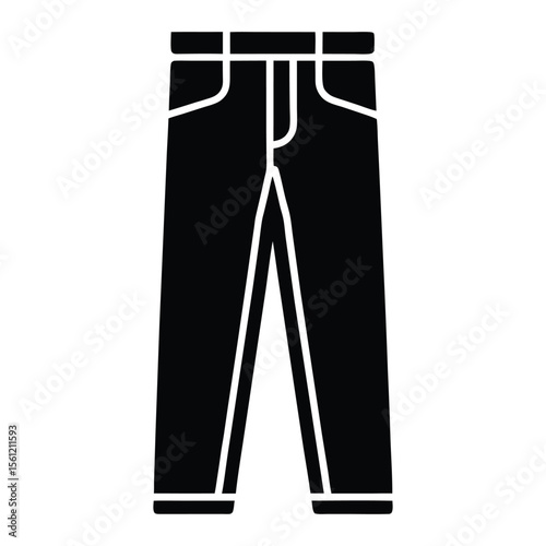 jeans isolated on white background
