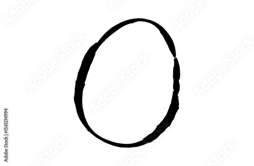 卵のベクターイラスト 手描き 筆 冬 鍋物