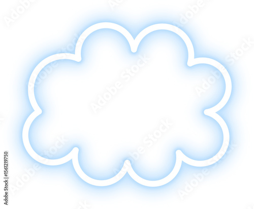 Neon Cloud Illustration