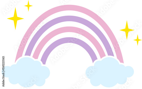Cute Rainbow Illustration