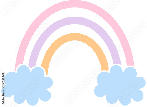 Cute Rainbow Illustration