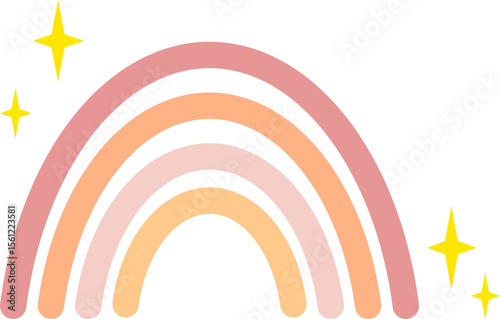Cute Rainbow Illustration