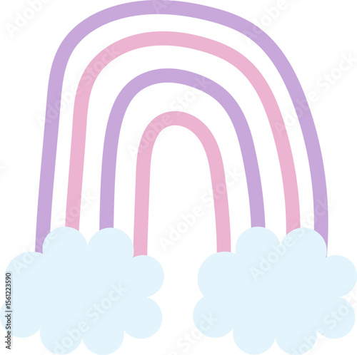 Cute Rainbow Illustration