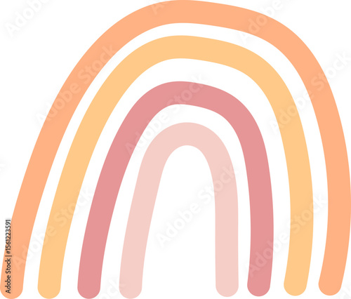 Cute Rainbow Illustration