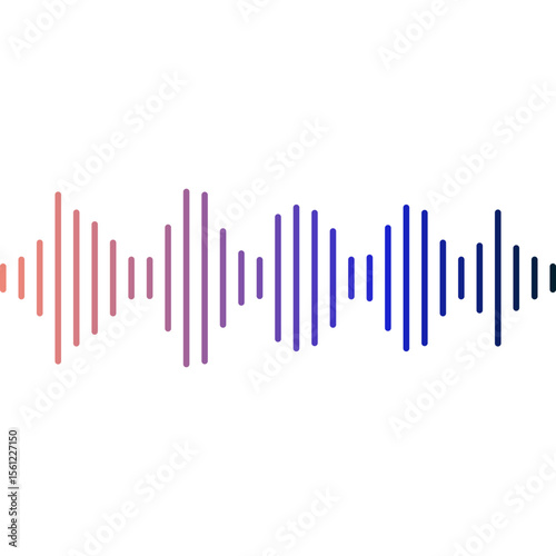 Gradient Music Soundwave