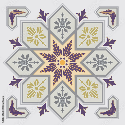 Ceramic tile Geometric D...