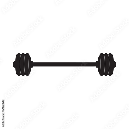dumbbell isolated on white background