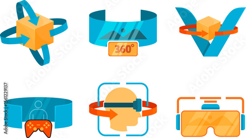 Immersive Virtual Reality Experience 360° Views and Interactive Content