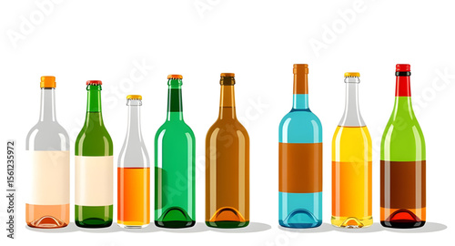 Bottles, Bottle icon, Glass bottle, Plastic bottle, Water bottle, Beverage bottle, Drink bottle, Empty bottle, Juice bottle, Milk bottle, Wine bottle, Oil bottle, Soda bottle, Transparent bottle, Colo
