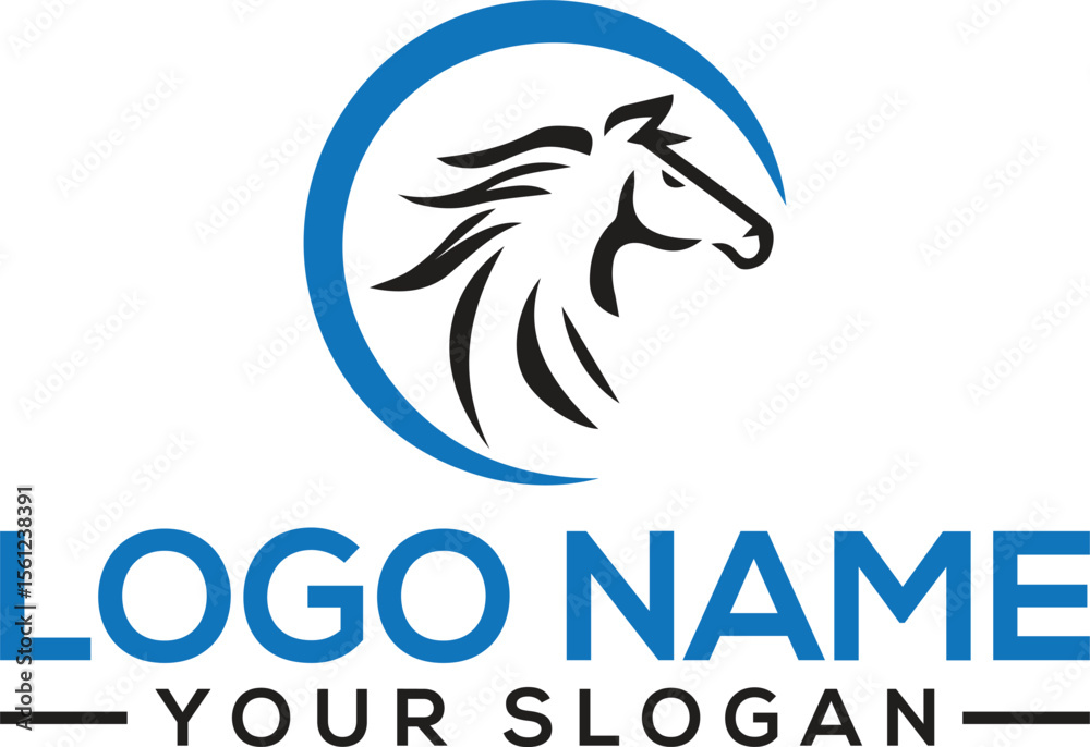 Fototapeta premium horse logo vector