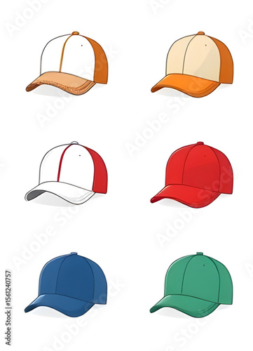 Colorful cap, Cap icon, Baseball cap, Fashion cap, Multicolor hat, Rainbow cap, Sports cap, Summer cap, Trendy cap, Bright cap, Casual cap, Cap vector, Colorful headwear, Flat cap icon, Cool cap desig