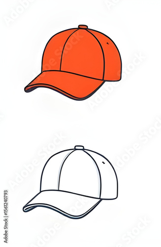 Colorful cap, Cap icon, Baseball cap, Fashion cap, Multicolor hat, Rainbow cap, Sports cap, Summer cap, Trendy cap, Bright cap, Casual cap, Cap vector, Colorful headwear, Flat cap icon, Cool cap desig