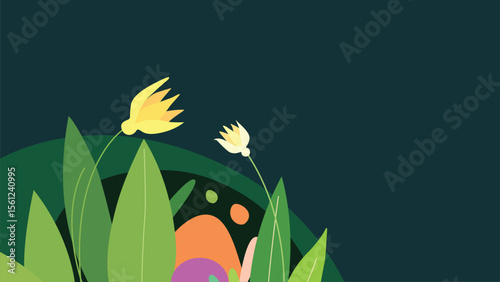 Abstract of climbing ylang-ylang flower, Flower wallpaper