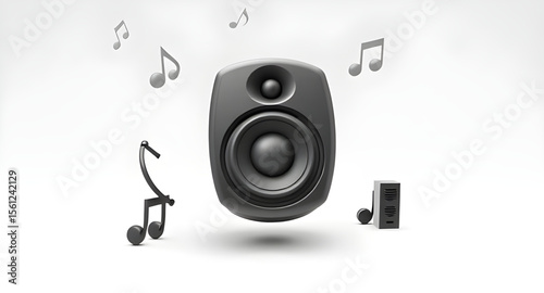 Audio speaker, Speaker icon, Music speaker, Loudspeaker, Sound icon, Speaker vector, Woofer, Subwoofer, Stereo speaker, Bluetooth speaker, Wireless speaker, Home audio system, Speaker graphic, Flat sp