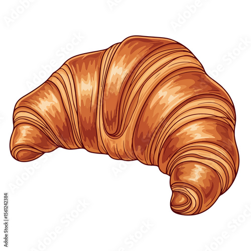 sweet, fresh, breakfast, coffee, dessert, pastry, food, delicious, bakery, french, croissant, isolated, illustration, bun, design, drawing, tasty, background, brown, bread, cartoon, element, graphic, 