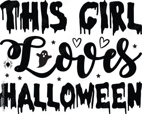 this girl loves halloween
