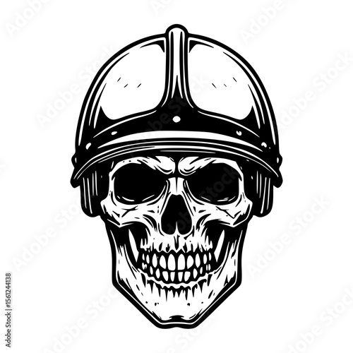 skeleton head of warrior knight