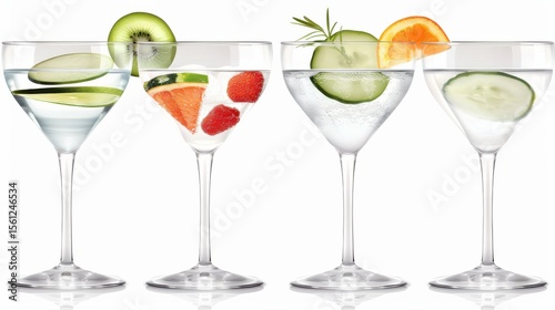 Wallpaper Mural Refreshing Infused Water: Elegant Variety of Flavors Torontodigital.ca