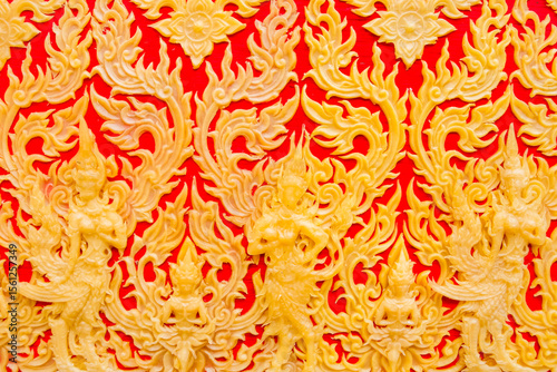 Thai art candles from molds.