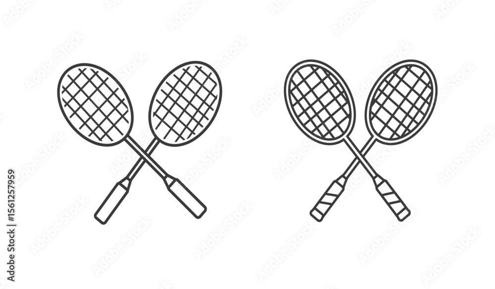 Badminton icon,vector illustration. Flat design style. vector badminton icon illustration isolated on White background, badminton icon. badminton icons graphic design vector symbols. Badminton icon,vector illustration. Flat design style. vector badminton icon illustration isolated on White background, badminton icon. badminton icons graphic design vector symbols.