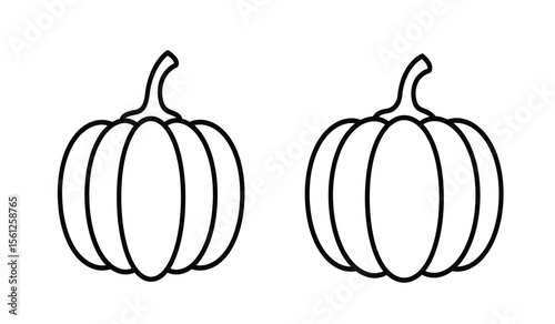 Pumpkin Pulp Line Art Seasonal Harvest